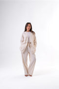 OFF WHITE_PLUME CARDIGAN